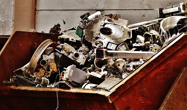 Always measure your scrap output. This is a bin of iron scrap